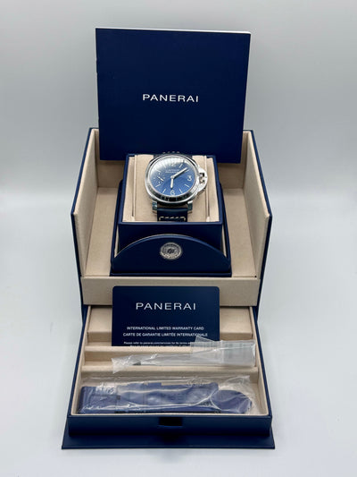 2007 Panerai Luminor Blu Mare 44mm Stainless Steel PAM01085
