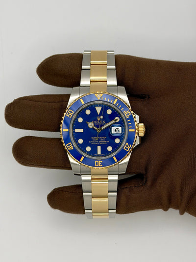 2016 Rolex Submariner Blusey 40mm Stainless Steel/Yellow Gold 116613LB-0005