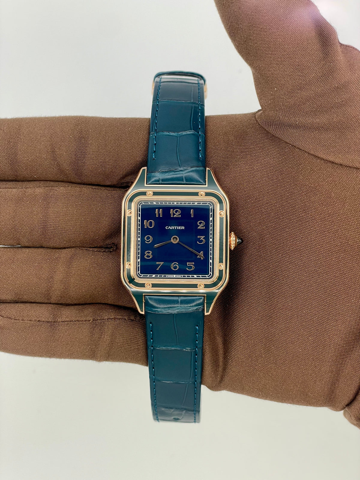 2025 Cartier Santos Dumont 43.5mm x 31.4mm Rose Gold WGSA0098