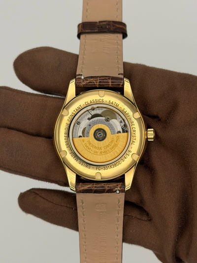 2026 Frederique Constant Classics Elegance Luna 36mm Yellow Gold-Plated FC-331MPWD3BD5