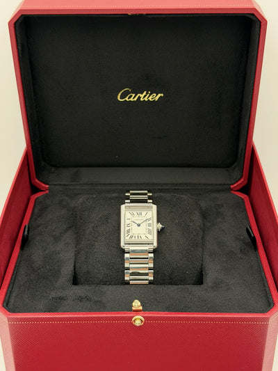 2023 Cartier Tank Must Small 22 x 30mm Stainless Steel WSTA0051