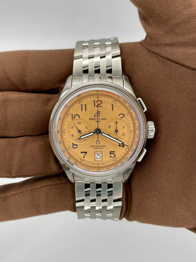 2025 Breitling Premier B01 Chronograph 42mm Stainless Steel AB0145331K1A1