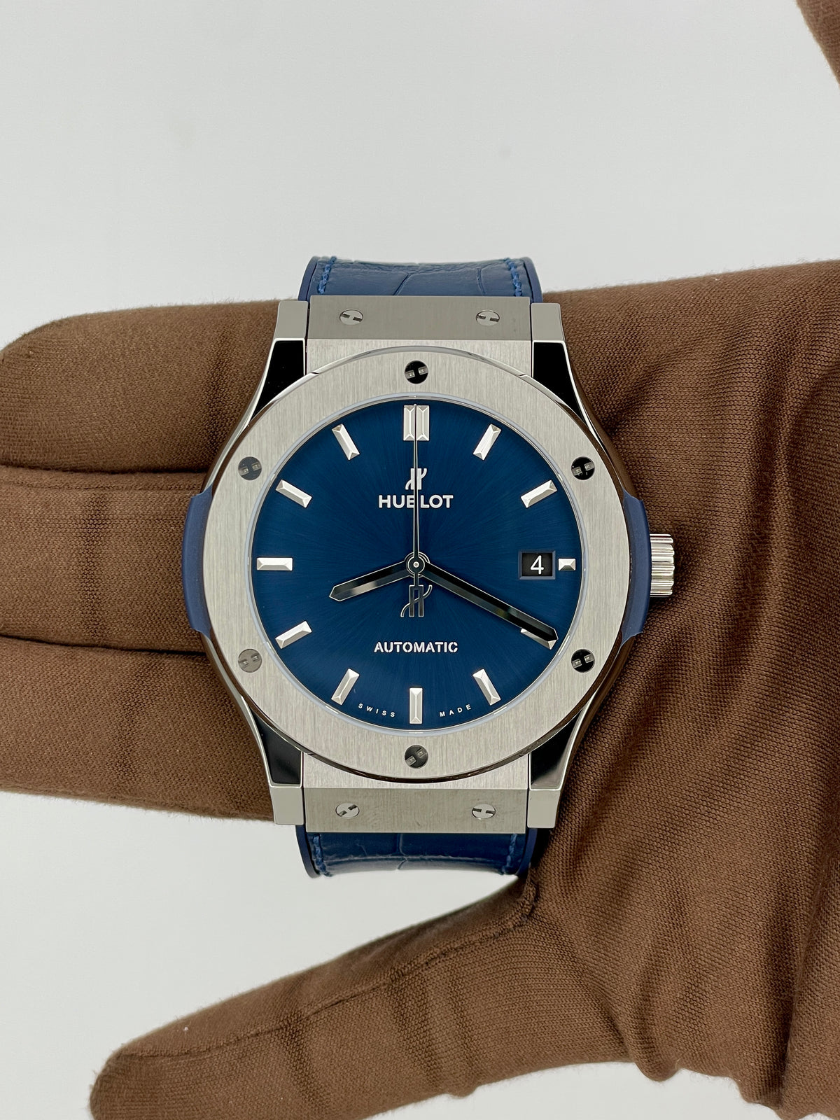 2025 Hublot Classic Fusion Blue 45mm Titanium 511.NX.7170.LR