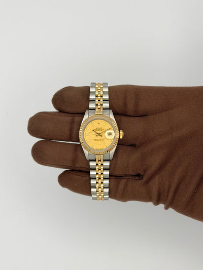 1996 Rolex Datejust 26mm Stainless Steel/Yellow Gold 69173