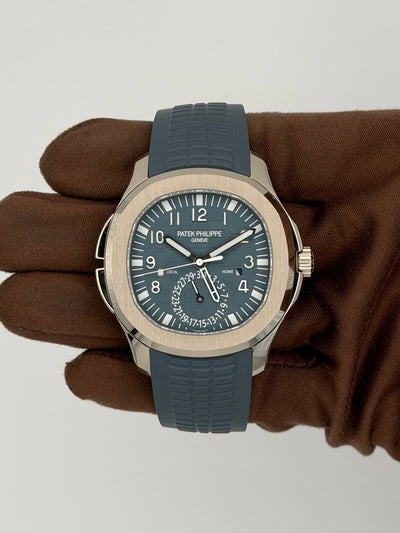 2025 Patek Philippe Aquanaut Travel Time 41mm White Gold 5164G-001