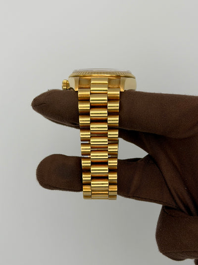 1984 Rolex Day-Date Missoni Ruby 36mm Yellow Gold 18038
