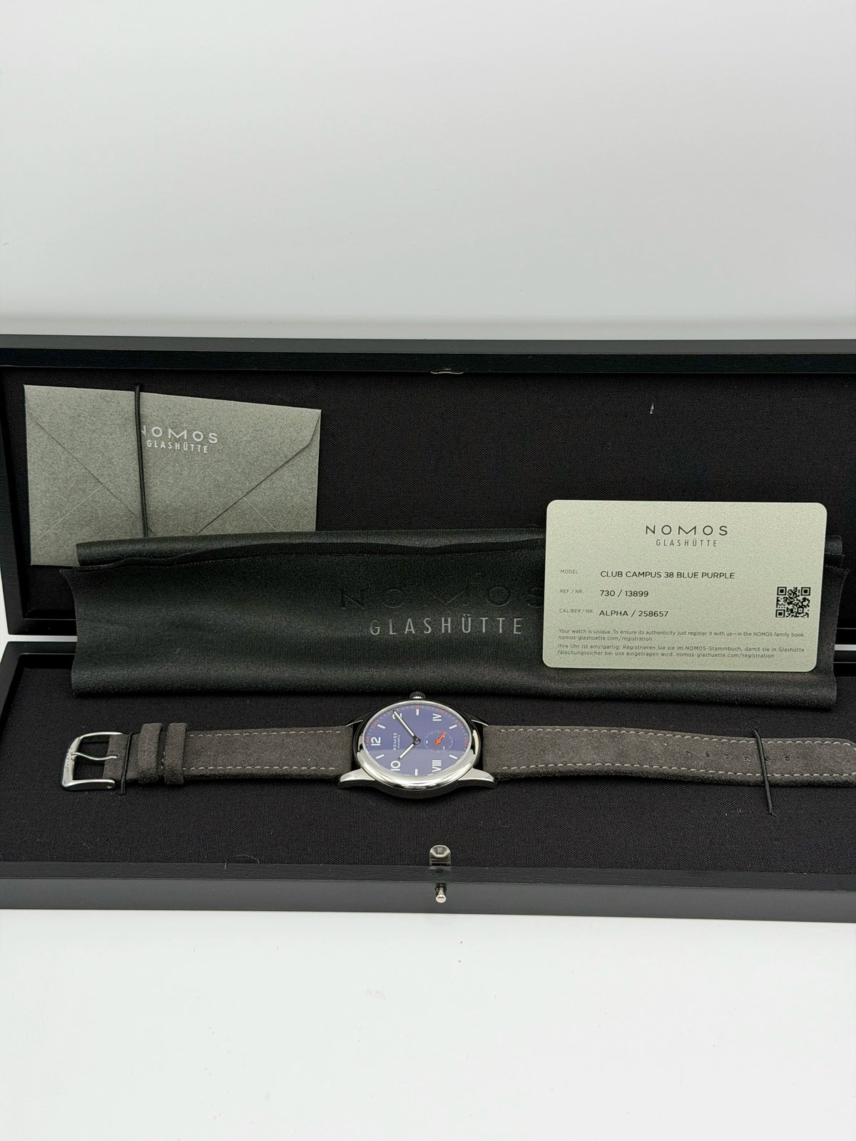 Nomos Club Campus 38 Blue Purple 730 — photo 8 of 8