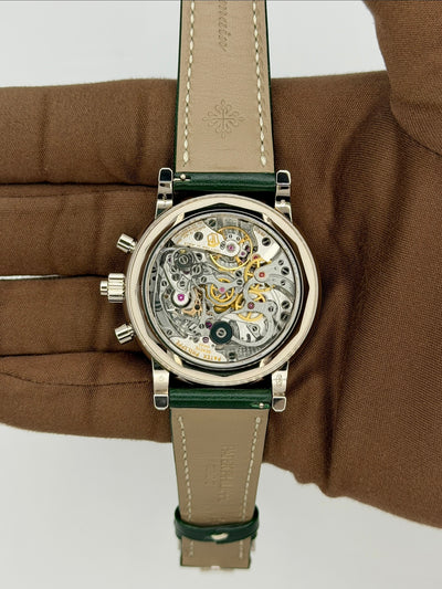2026 Patek Philippe Grand Complications - Split-Seconds Chronograph - Perpetual Calendar 40mm White Gold 5204G-001