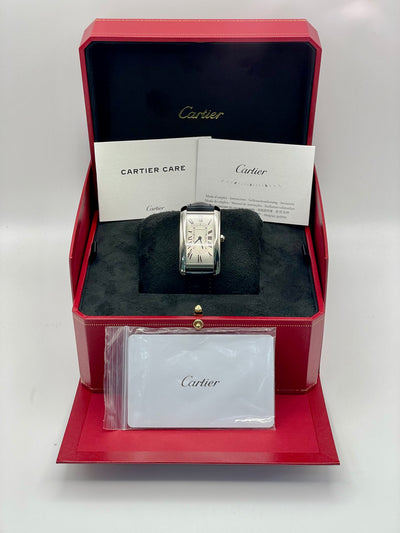 2025 Cartier Tank Americaine Large 44 x 24mm Stainless Steel WSTA0083