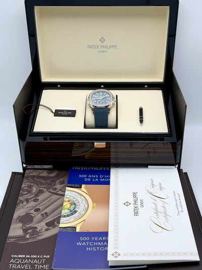 2026 Patek Philippe Aquanaut Travel Time 41mm White Gold 5164G-001