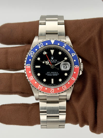 2006 Rolex GMT-Master II Pepsi 40mm Stainless Steel 16710
