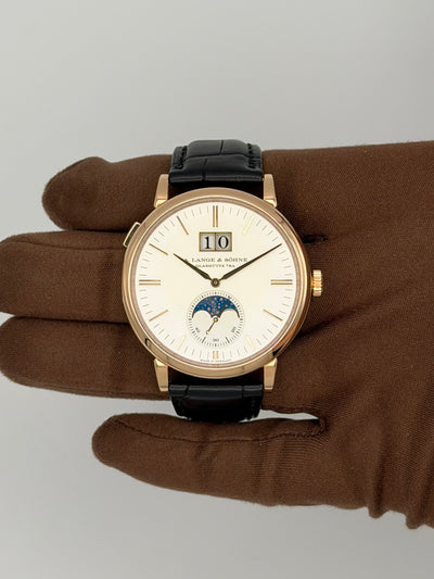 2021 A. Lange & Söhne Saxonia Moon Phase 40mm Rose Gold 384.032