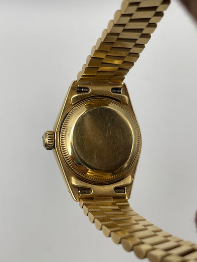 1982 Rolex Datejust Custom Diamond 26mm Yellow Gold 69178