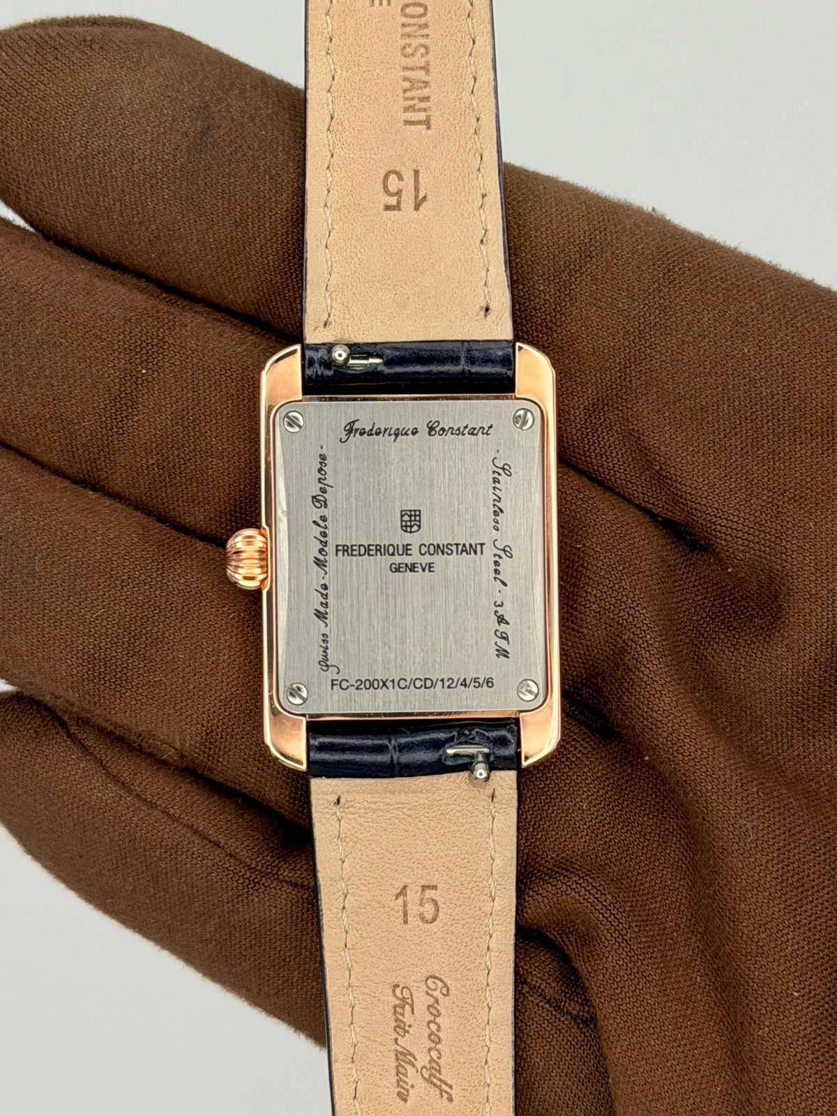 2026 Frederique Constant Classics Carrée Diamonds 30 x 21mm Stainless Steel FC-200NMCDCD24