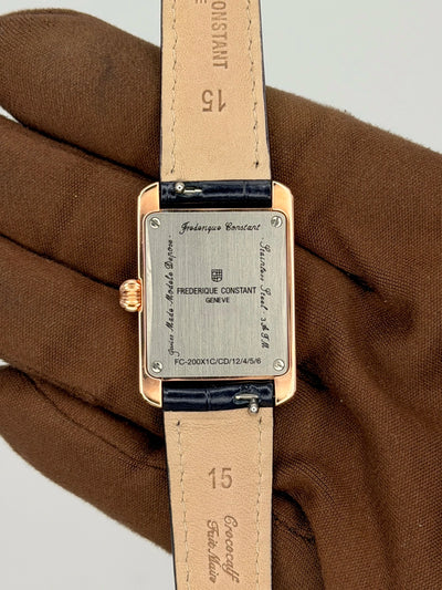 2026 Frederique Constant Classics Carrée Diamonds 30 x 21mm Stainless Steel FC-200NMCDCD24