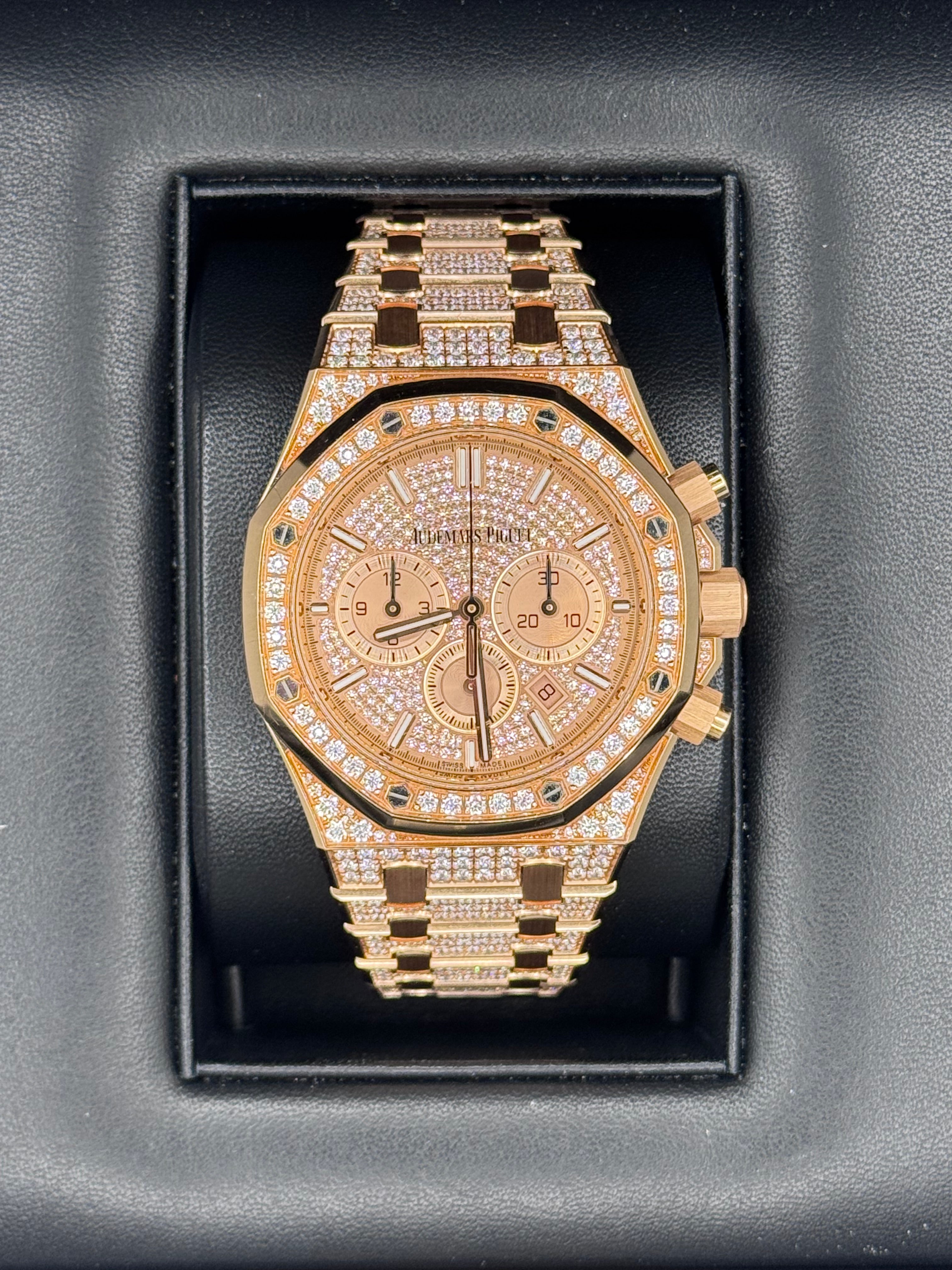 2019 Audemars Piguet Royal Oak Chronograph 41mm Rose Gold 26322OR