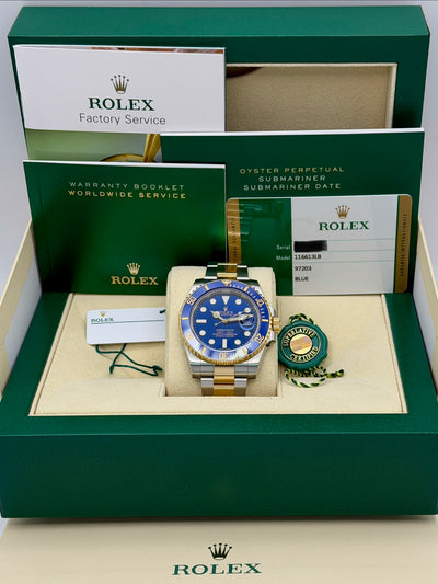 2016 Rolex Submariner Blusey 40mm Stainless Steel/Yellow Gold 116613LB-0005