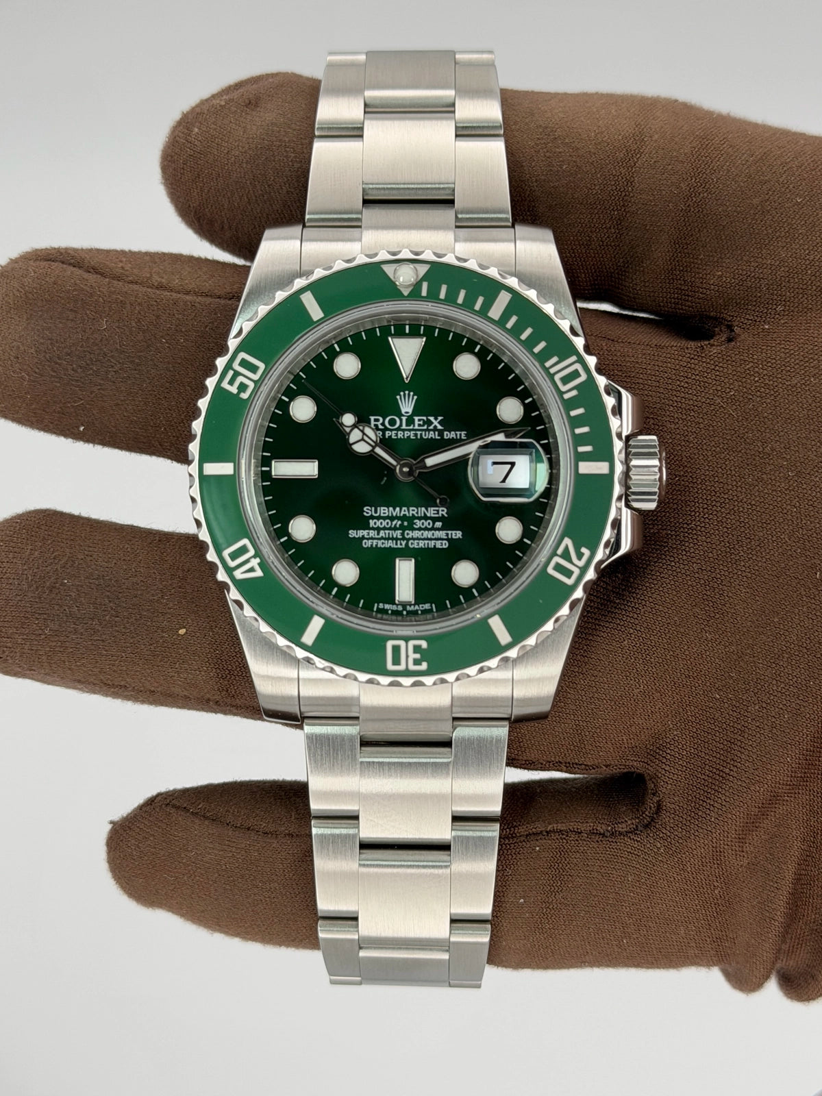 2011 Rolex Submariner Hulk 40mm Stainless Steel 116610LV