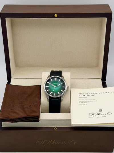 2021 H. Moser & Cie. Pioneer Centre Seconds 43mm Stainless Steel 3200-1202