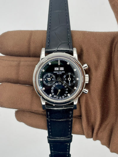 2004 Patek Philippe Perpetual Calendar Chronograph 36mm Platinum 3970EP-019