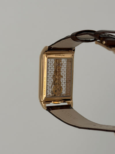 2026 Corum Golden Bridge Rectangle 30mm Rose Gold 113.054.55/0F02 0000R