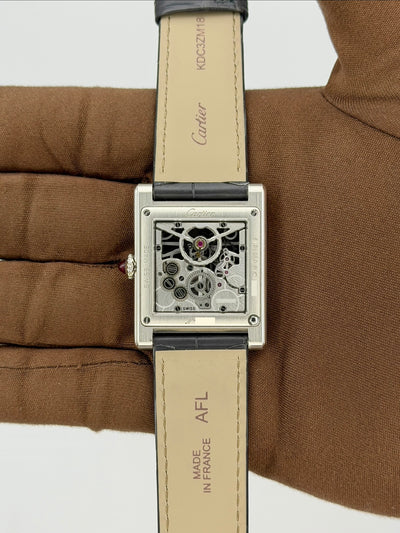 2023 Cartier Tank Normale WHTA0020 28mm Platinum WHTA0020