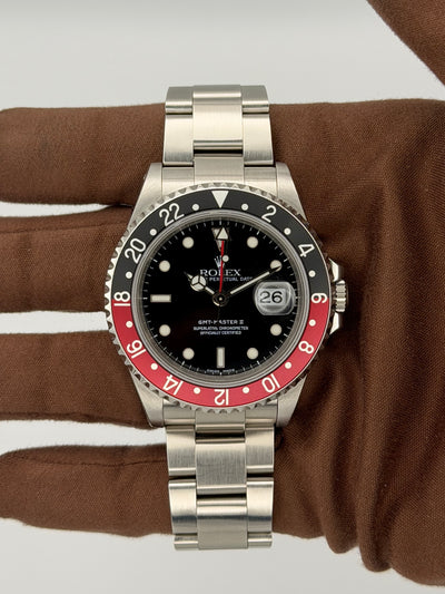 2001 Rolex GMT-Master II Coke SEL Bracelet 40mm Stainless Steel 16710