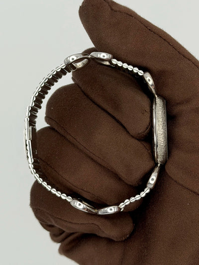 1960 Piaget Ladies Dress Watch Unusual Piaget bracelet 25mm White Gold 9005