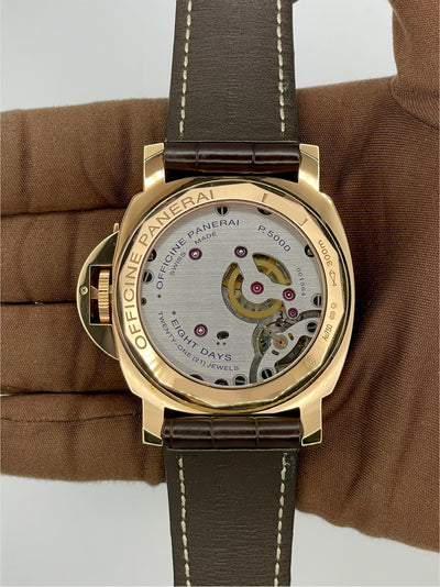 2015 Panerai Luminor Marina 8 Days 44mm Rose Gold PAM00511