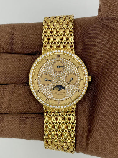 1995 Audemars Piguet Quantieme Perpetual Calendar 36mm Yellow Gold 25618BA