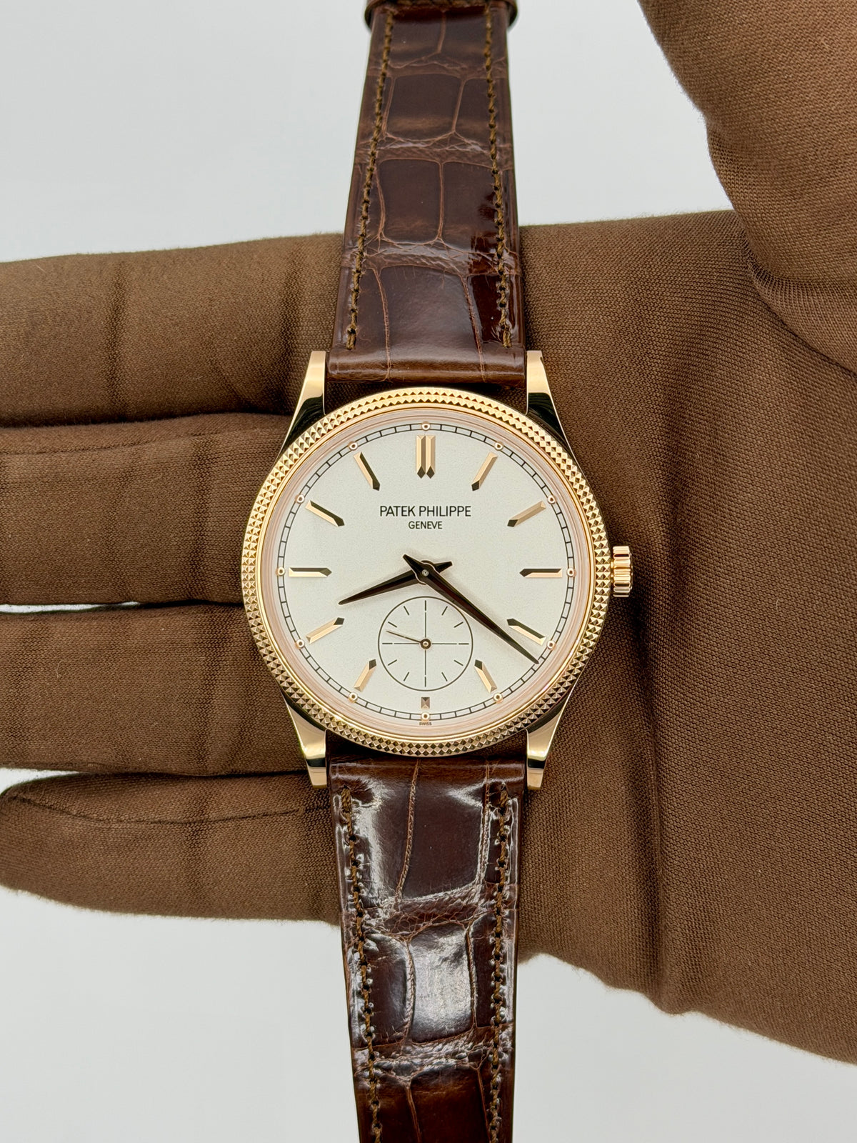 2026 Patek Philippe Calatrava Manually Wound Mechanical Movement 39mm Rose Gold 6119R-001