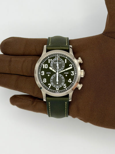 2026 Patek Philippe Complications - Calatrava Pilot Travel Time Chronograph 42mm White Gold 5924G-010