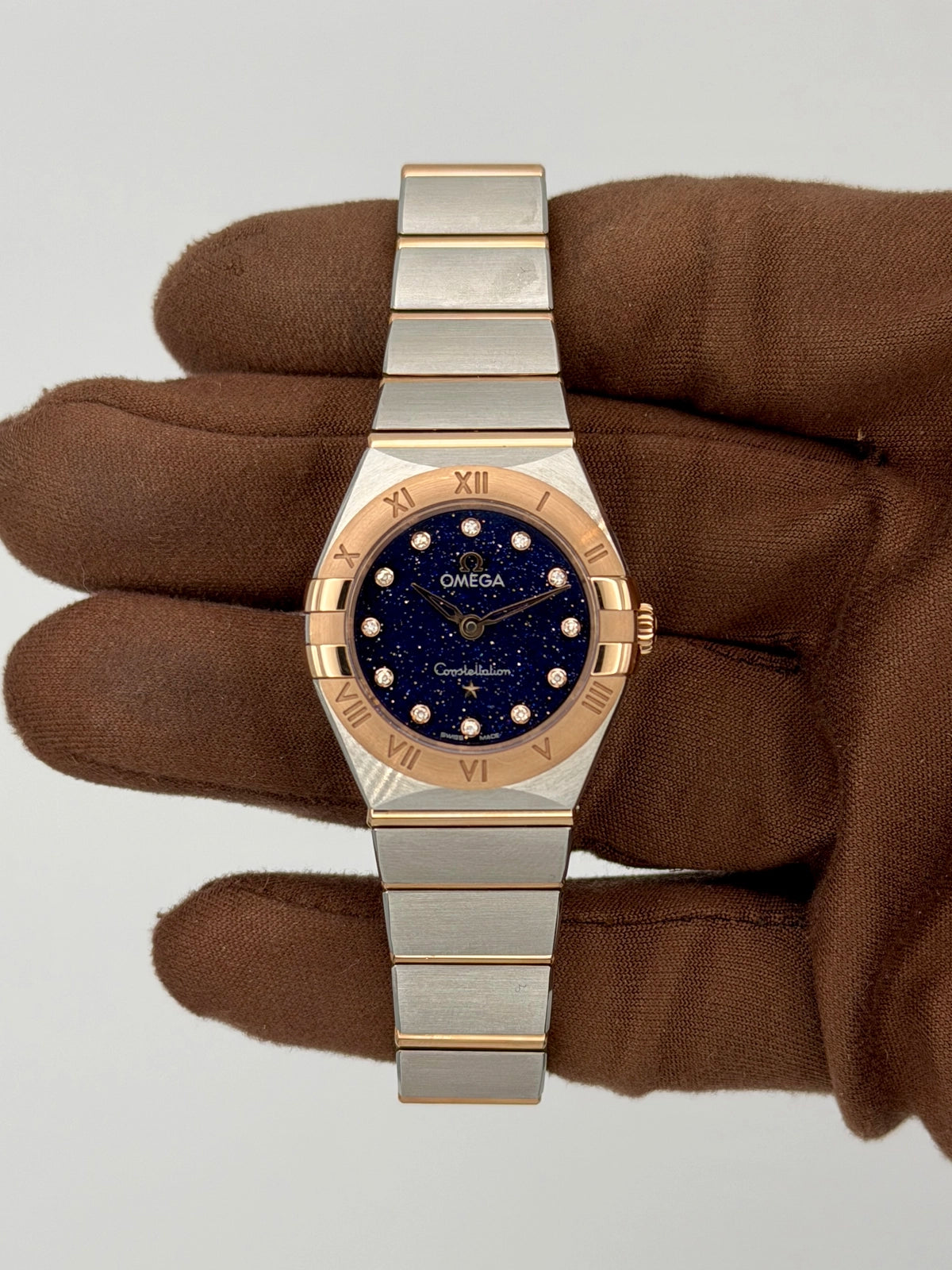 2026 Omega Constellation Quartz 25mm Stainless Steel/Sedna Gold 131.20.25.60.53.002