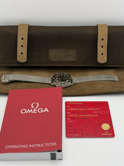 2026 Omega Seamaster Diver 300M Omega Co-Axial Master Chronometer 007 Edition 42mm Titanium 210.90.42.20.01.001