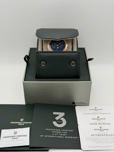 2026 Frederique Constant Classics Index Business Timer 40mm Stainless Steel FC-270N4P4