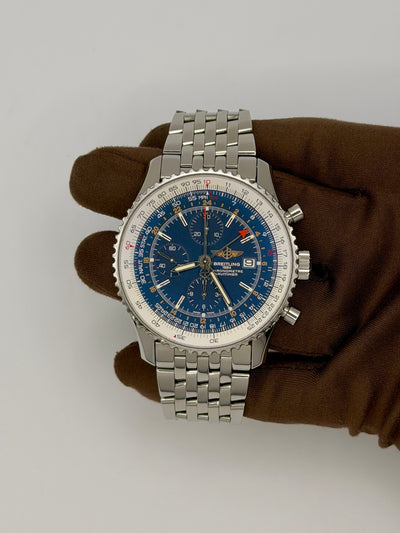 Breitling Navitimer World Fits up to 7 inch wrist size 46mm Stainless Steel A24322
