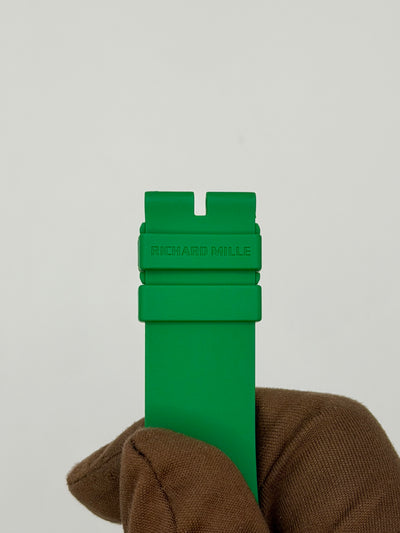 Richard Mille RM 11 Straps Green and Yellow Rubber RM 11-03