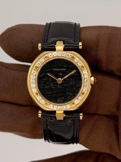 Cartier Ronde Vendome Ferrite Dial 27mm Yellow Gold 8191