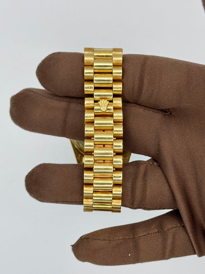 1988 Rolex Day-Date Champagne Index 36mm Yellow Gold 18238
