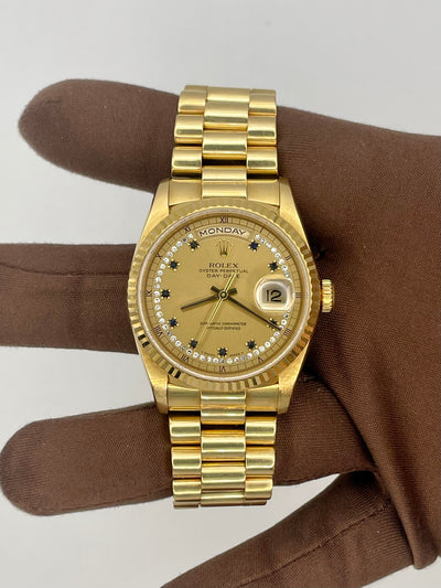 1997 Rolex Day-Date 36mm Yellow Gold 18238