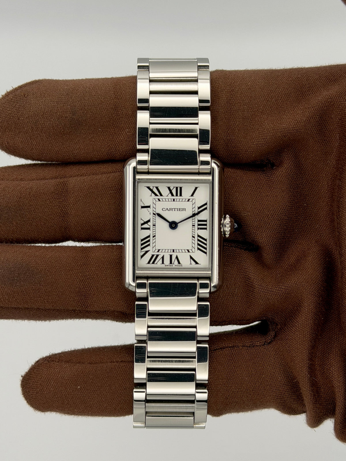 Cartier Tank Must Small 22 x 29.5mm Stainless Steel WSTA0051