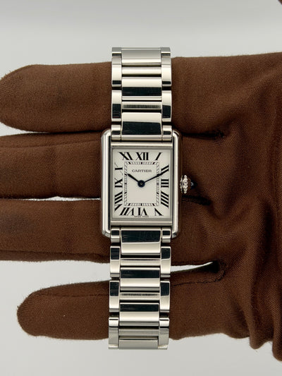 2023 Cartier Tank Must Small 22 x 30mm Stainless Steel WSTA0051