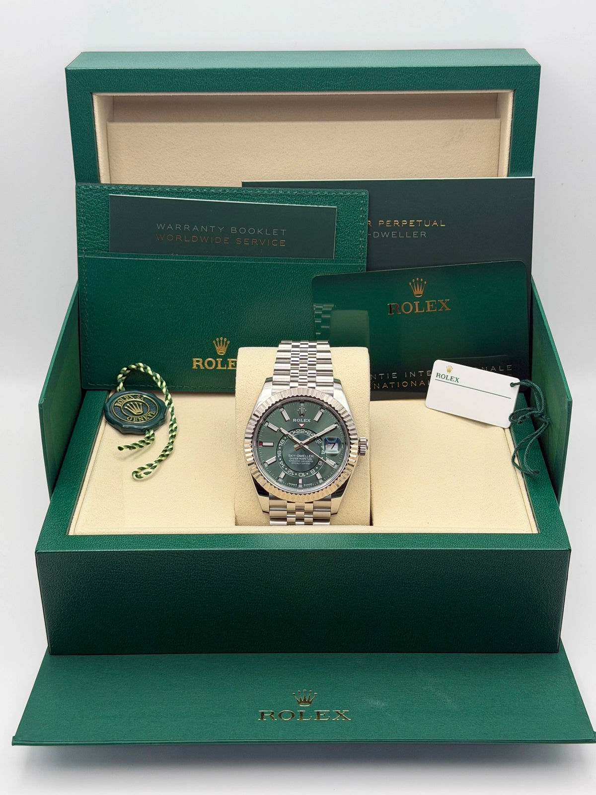 2026 Rolex SkyDweller 42mm Stainless Steel/White Gold 336934-0002