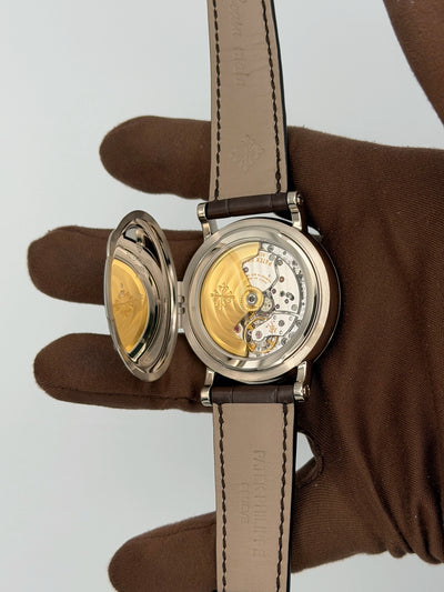 2014 Patek Philippe Perpetual Calendar Moonphase Grand Complication 38mm White Gold 5159G-001
