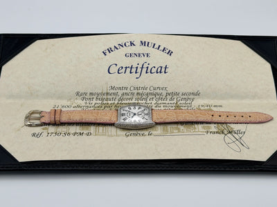 2004 Franck Muller Cintrée Curvex 25 x 35mm White Gold 1750 S6 PM D