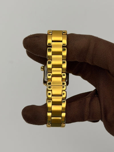 2026 Frederique Constant Classics Carrée Ladies 23 x 21mm Yellow Gold-Plated FC-200MCDC25B