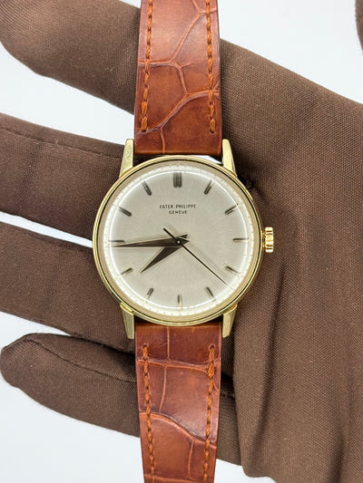 1960 Patek Philippe Calatrava 34mm Yellow Gold 3411