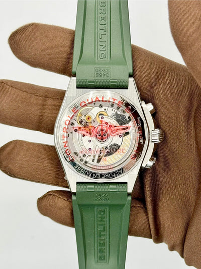 2024 Breitling Chronomat B01 Green Dial 42mm Stainless Steel AB0134101L2S1