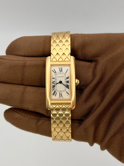2018 Cartier Tank Américaine 19mm Rose Gold W2620031